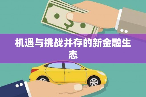 浈江机遇与挑战并存的新金融生态