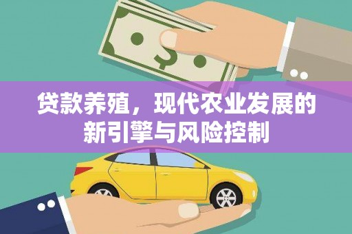 会同贷款养殖，现代农业发展的新引擎与风险控制