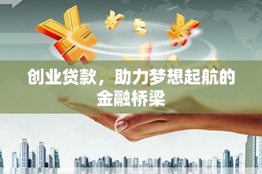 贞丰创业贷款，助力梦想起航的金融桥梁