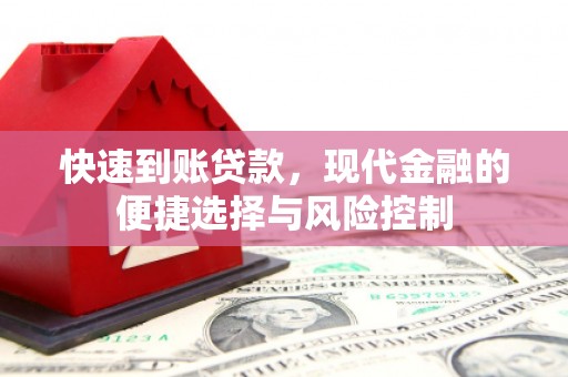 嘉禾快速到账贷款，现代金融的便捷选择与风险控制