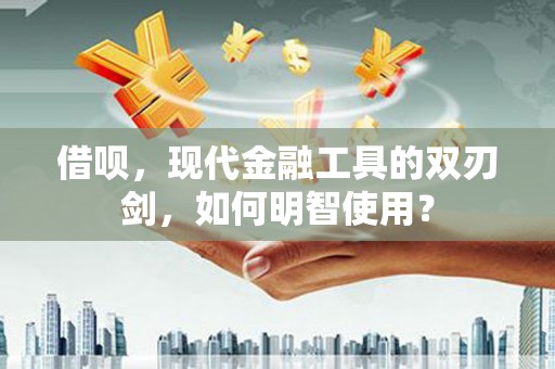 昭平借呗，现代金融工具的双刃剑，如何明智使用？