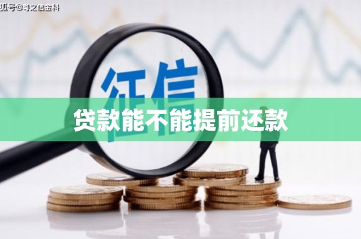 伊宁贷款能不能提前还款