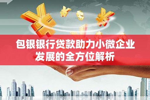 金昌包银银行贷款助力小微企业发展的全方位解析