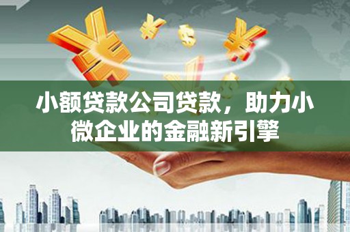 浦口小额贷款公司贷款，助力小微企业的金融新引擎