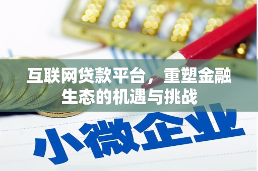 应县互联网贷款平台，重塑金融生态的机遇与挑战