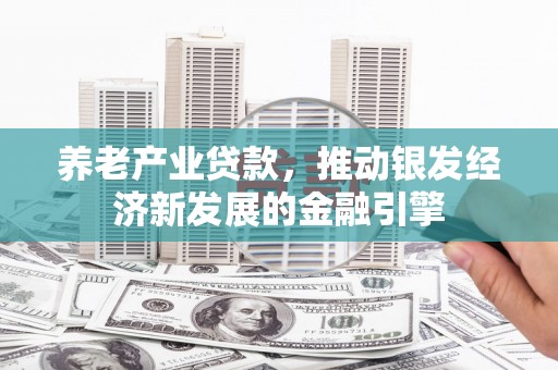 大余养老产业贷款，推动银发经济新发展的金融引擎