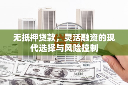 五华无抵押贷款，灵活融资的现代选择与风险控制
