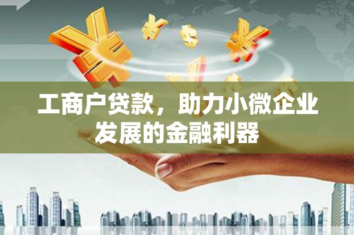梅山工商户贷款，助力小微企业发展的金融利器