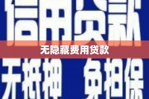 隆安无隐藏费用贷款
