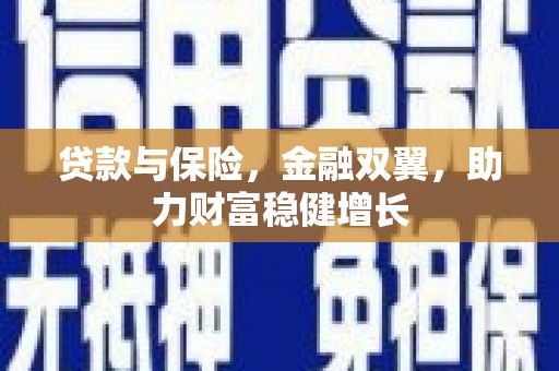 乐陵贷款与保险，金融双翼，助力财富稳健增长