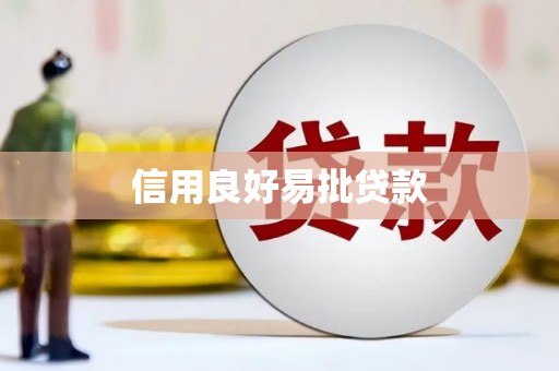 巴中信用良好易批贷款