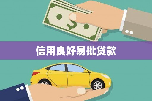 蔡甸信用良好易批贷款